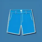 medium blue shorts image